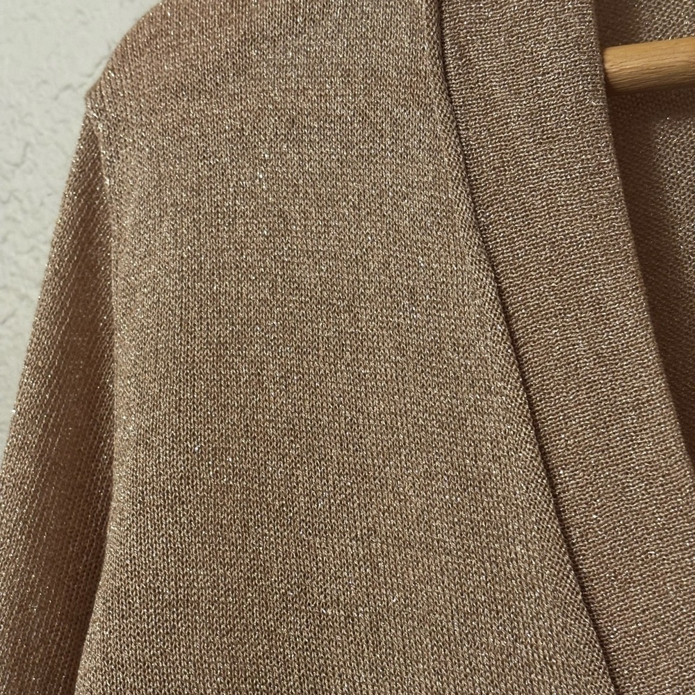 Chico's Gold Cardigan Women’s 2 Large - Picture 9 of 12